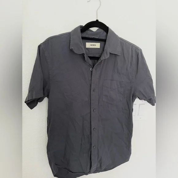 Buck Mason Twill Short Sleeve One Pocket Shirt